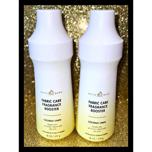 Bath & Body Works 18 oz Fabric Care Fragrance Booster Coconut Linen x2